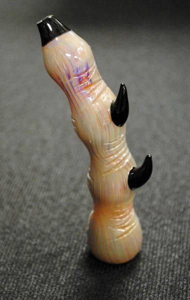 5" Long Hand Blown Glass Dragon's Claw Pipe - Smokin Js