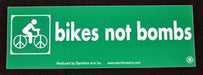 Bikes not Bombs Sticker - Smokin Js