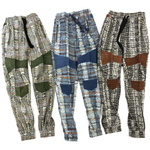 Corduroy Quilted Hand Woven Jogger - Smokin Js