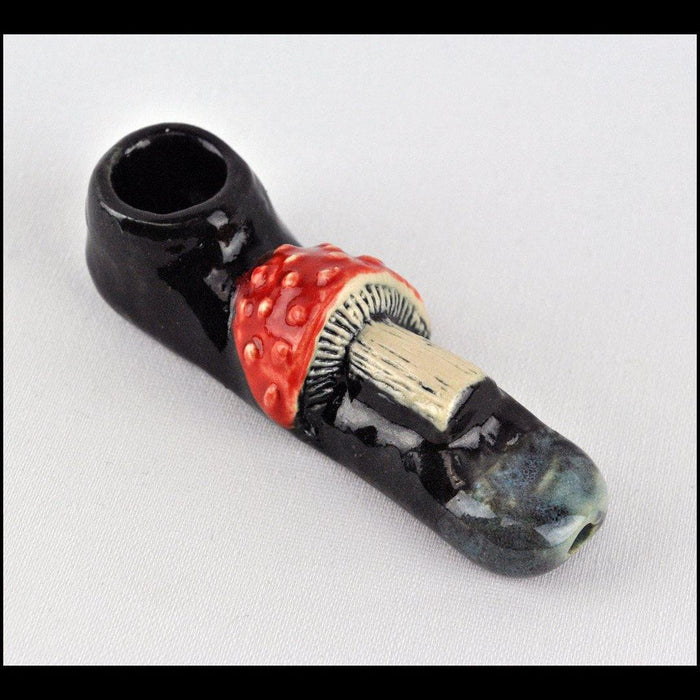 Custom Ceramic Hand Pipe - Smokin Js