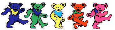 Dancing Bears Window Sticker - Smokin Js