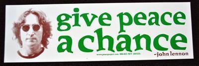Give Peace a Chance Sticker - Smokin Js