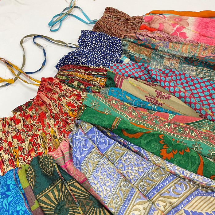 Indian Print Silk Short Dress - Smokin Js