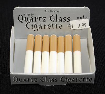 Quartz Glass Cigarette Dugout Bat - Smokin Js