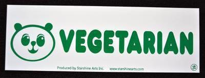 Vegetarian Sticker - Smokin Js