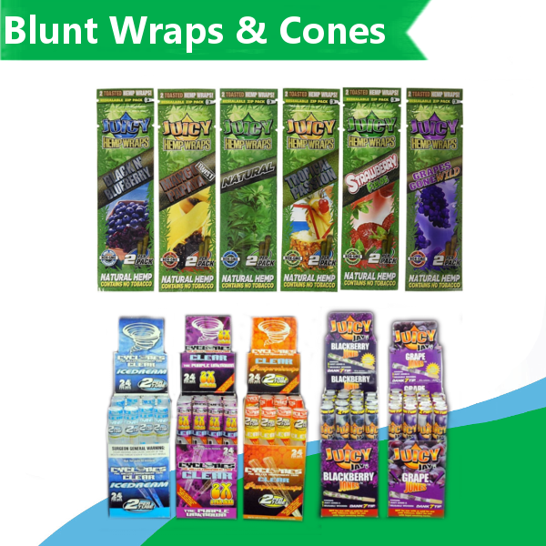 Blunt Wraps and Cones - Smokin Js