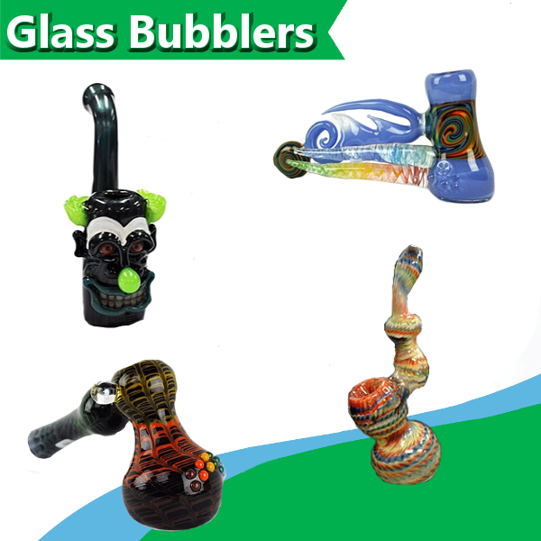 Thick Glass Bubbler — Smokin Js