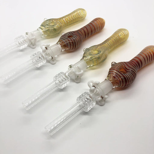 10MK100 Glass Magic Mushroom Nectar Collector Dab Straw – SmokeTokes