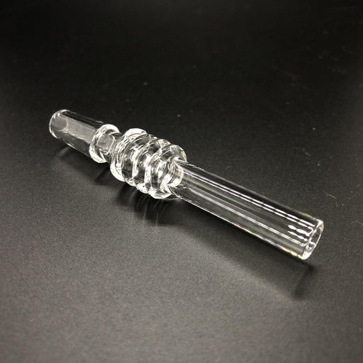 Glass Dab Straw 6″  Quartz or Titanium Tip - Copper Mountain Hemp