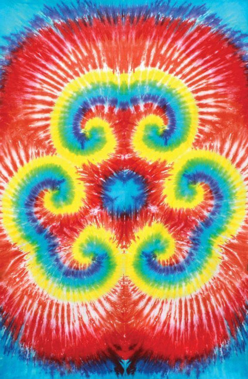Aries Spiral Tie Dye Tapestry - Smokin Js