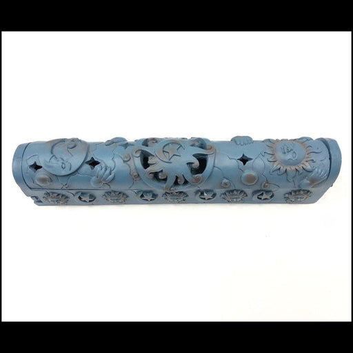 Blue Celestial Coffin Incense Burner - Smokin Js