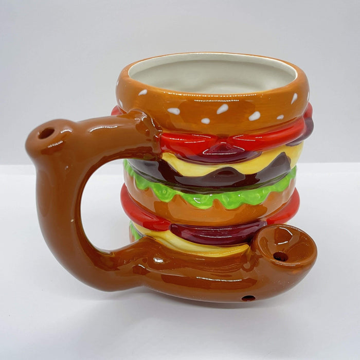 Burger Coffee Mug Pipe - Smokin Js