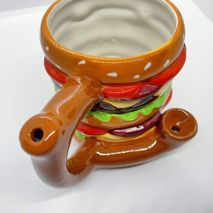 Burger Coffee Mug Pipe - Smokin Js
