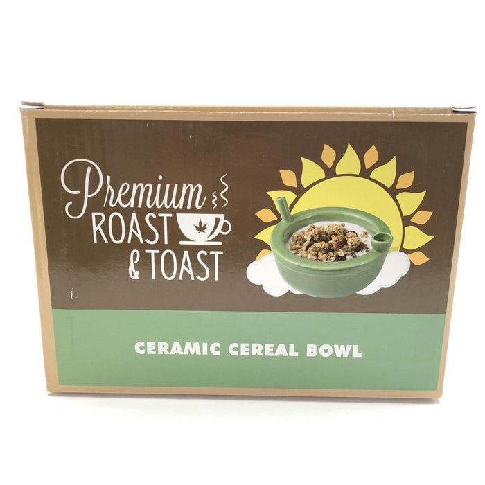 Ceramic Roast and Toast Cereal Bowl Pipe - Smokin Js