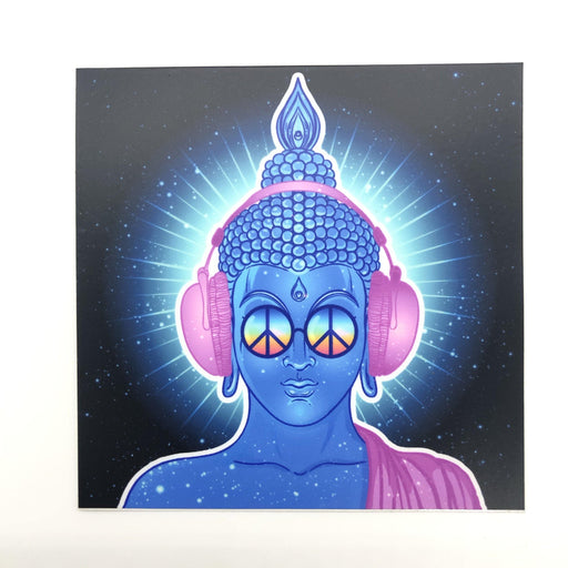 Chill Buddha DJ Sticker - Smokin Js