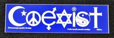 Coexist Sticker - Smokin Js