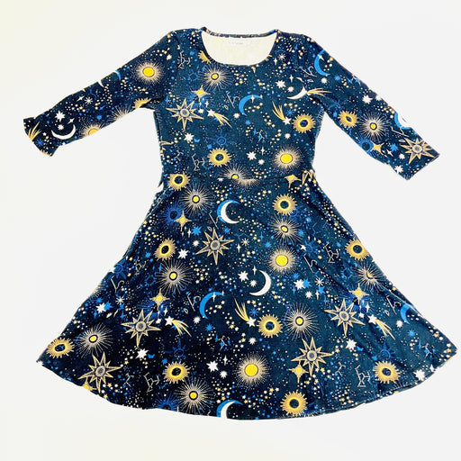 Cosmic Print Dress - Smokin Js