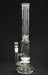 Double Griddle Percolating Thick Glass Water Pipe - Smokin Js