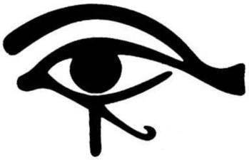 Egyptian Eye Black Sticker - Smokin Js