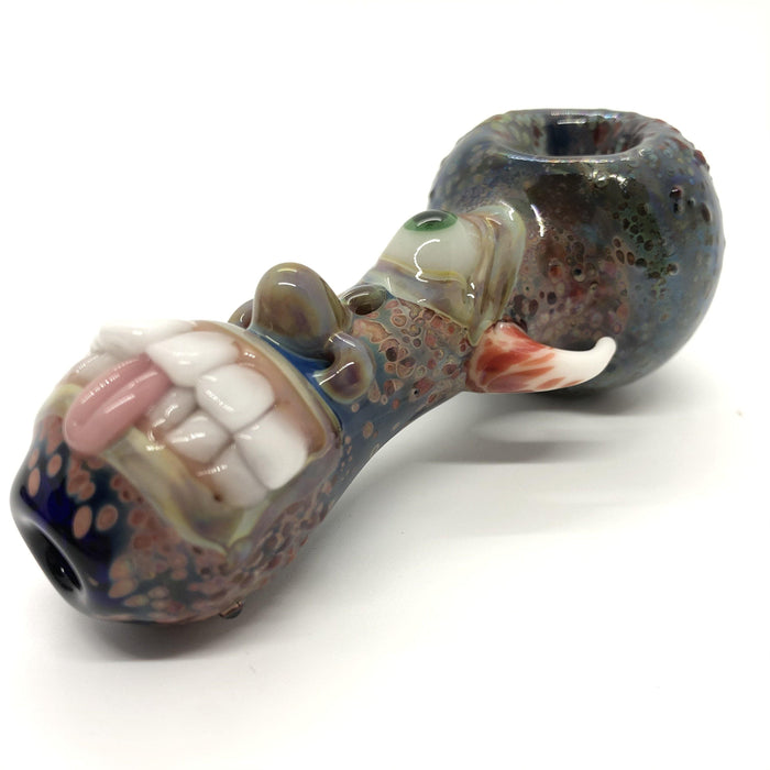 Frit Rolled Cyclops Hand Pipe - Smokin Js