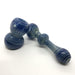 Fumed and Color Raked Large Hand Pipe - Smokin Js