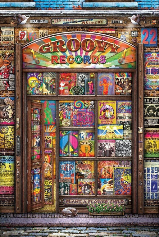 Groovy Records Poster - Smokin Js