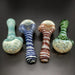 Honeycomb Head Color Changing Glass Pipe - Smokin Js