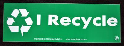 I Recycle Sticker - Smokin Js