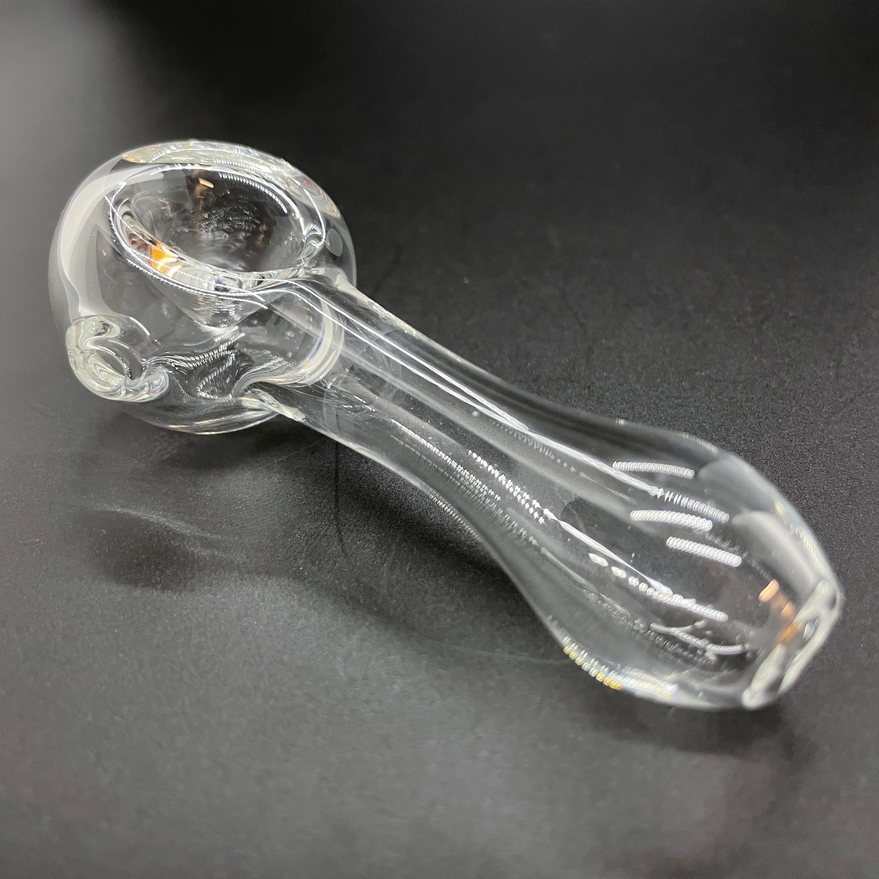 Clear Spoon Pipe — Smokin Js