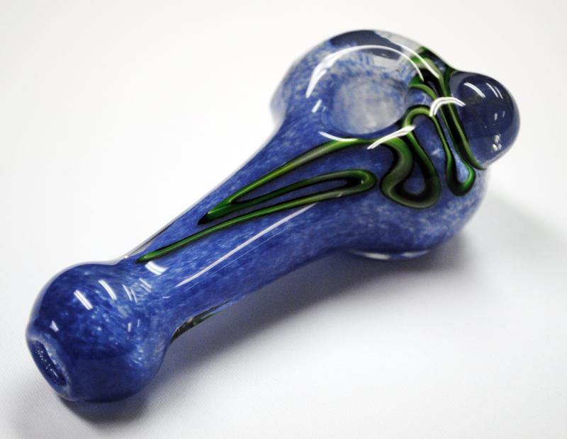 Inside out, frit, borosilicate glass pipe hot