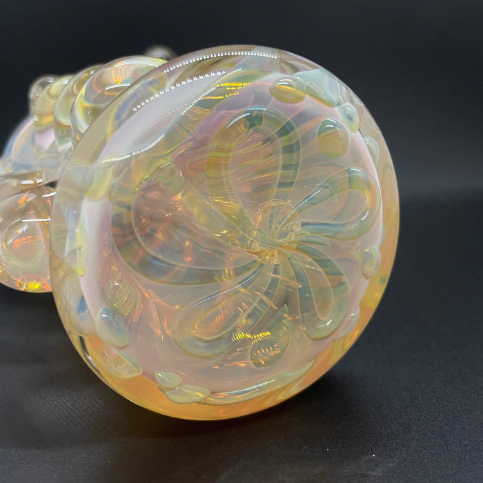 Inside Out Fumed Hand Blown Glass Sherlock Bubbler - Smokin Js