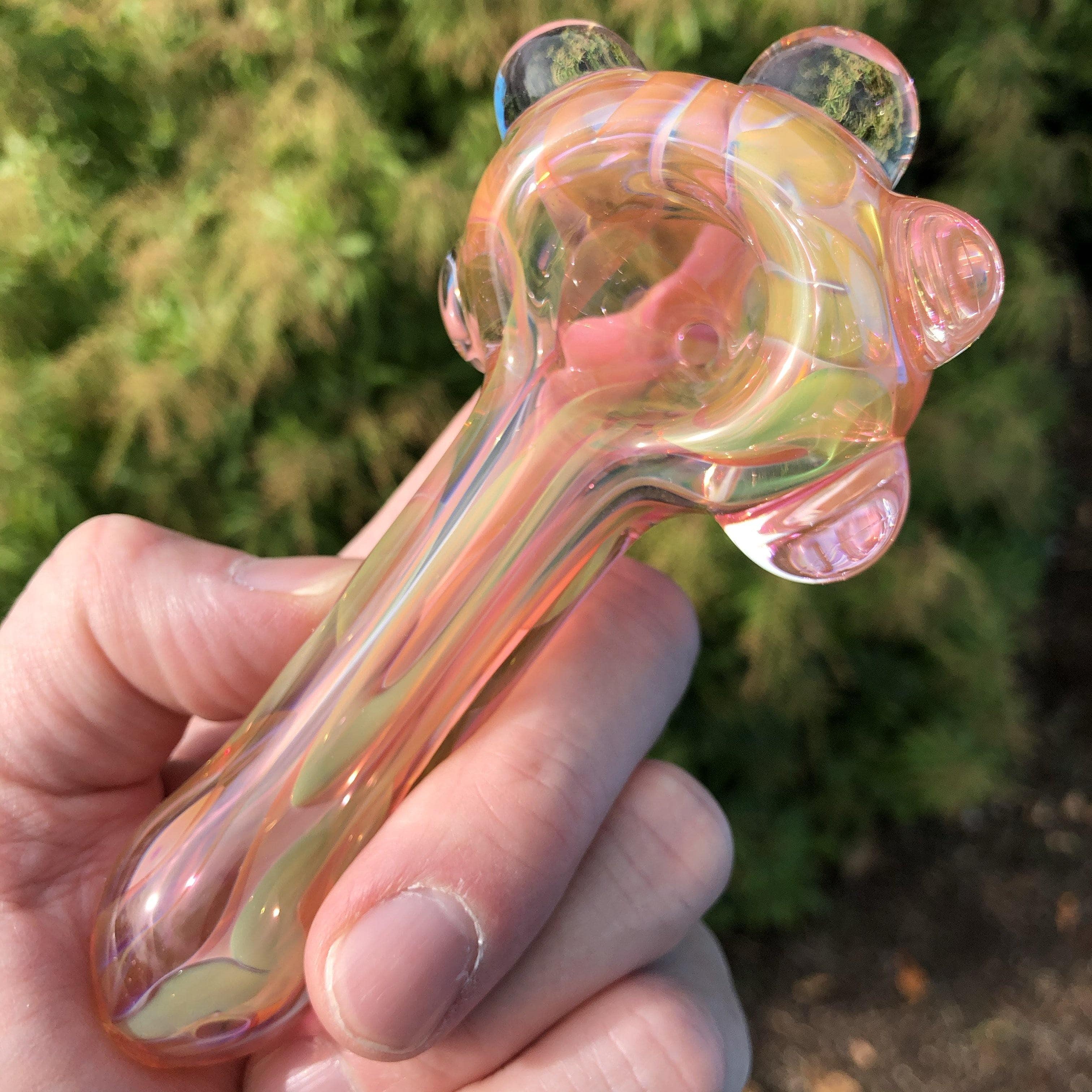 Multi hole Fumed Donut Spoon Pipe by Smokers Gift Shop – SGS