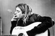 Kurt Cobain Smoking Poster - Smokin Js