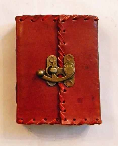Leather Writing Journal with Large Lock - Smokin Js