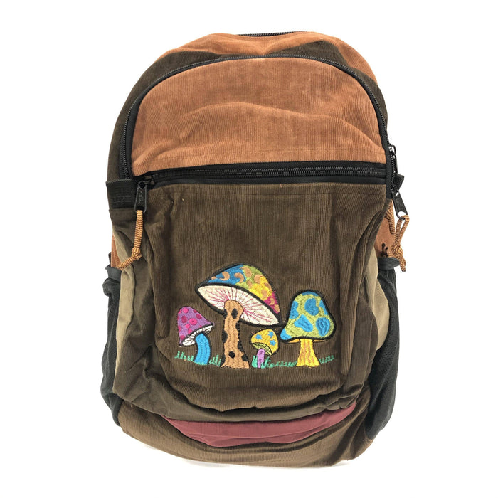 Medium Mushroom Design Backpack - Smokin Js