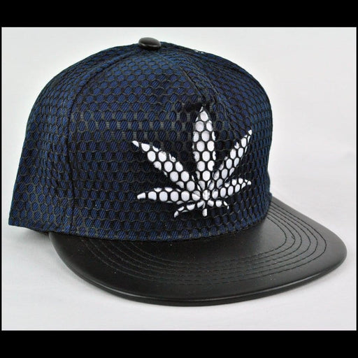 Mesh Hemp Leaf Hat - Smokin Js