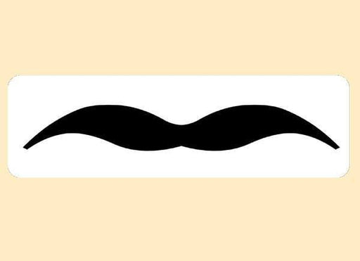 Mini Mustache Bumper Sticker - Smokin Js
