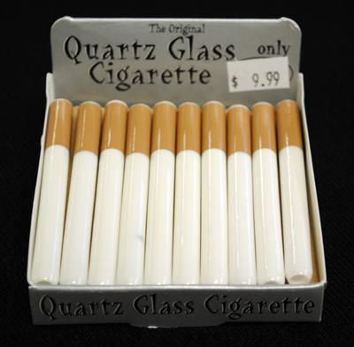 Quartz Glass Cigarette Dugout Bat - Smokin Js
