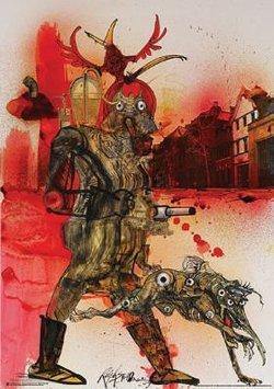 Ralph Steadman Art Poster - Smokin Js