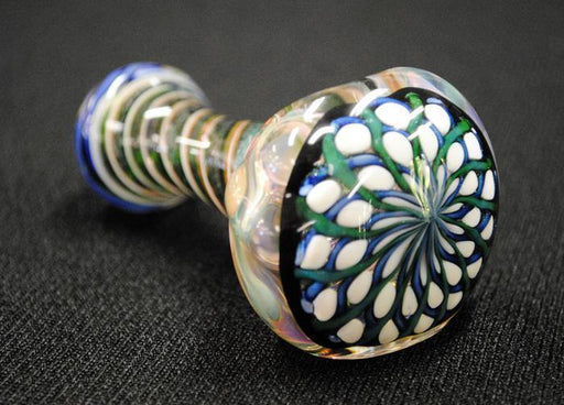 Reticello and Dichroic Hand Pipe - Smokin Js