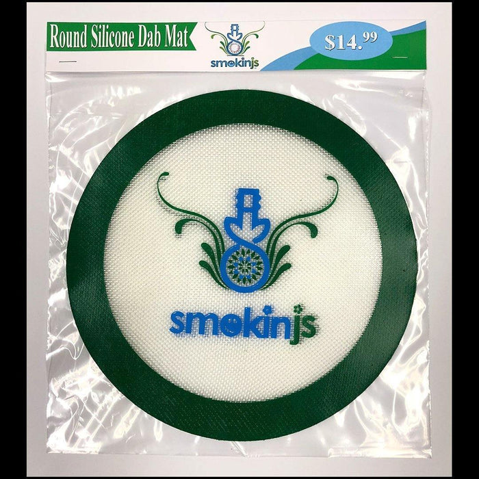 Round Silicone Dab Mat - Smokin Js