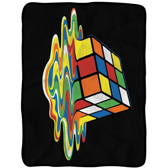 Rubik's Melt Fleece Blanket - Smokin Js