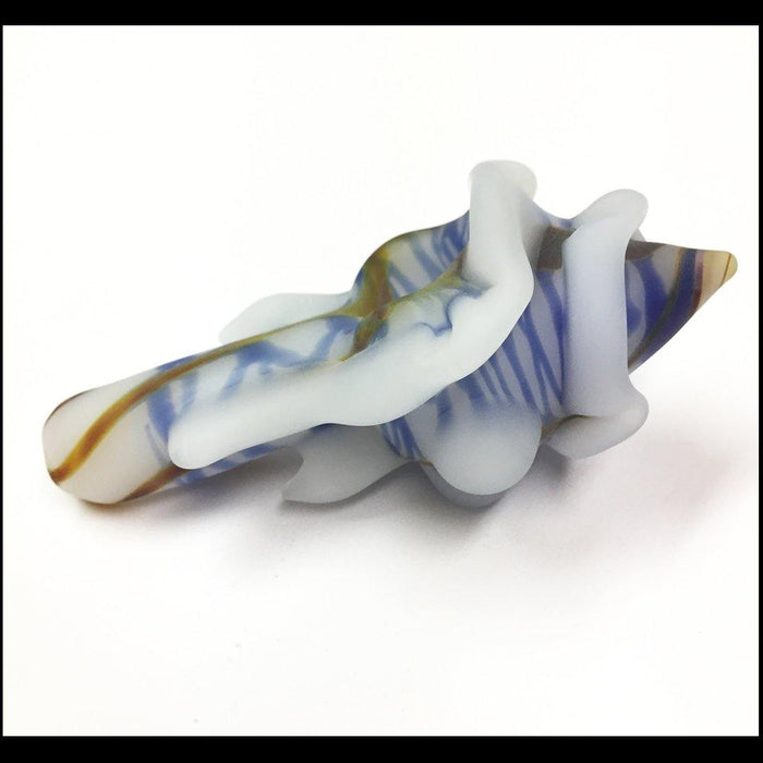 Seashell Frosted Hand Pipe - Smokin Js