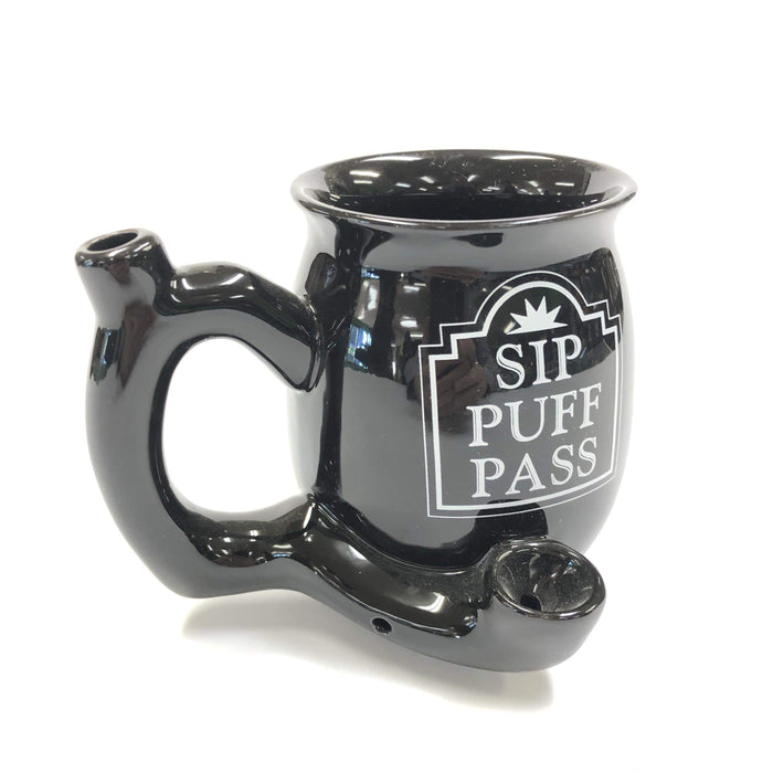 Sip Puff Pass Coffee Mug Pipe - Smokin Js