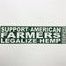 Support American Farmers Legalize Hemp Sticker - Smokin Js