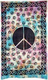Tie Dye Peace Symbol Tapestry - Smokin Js