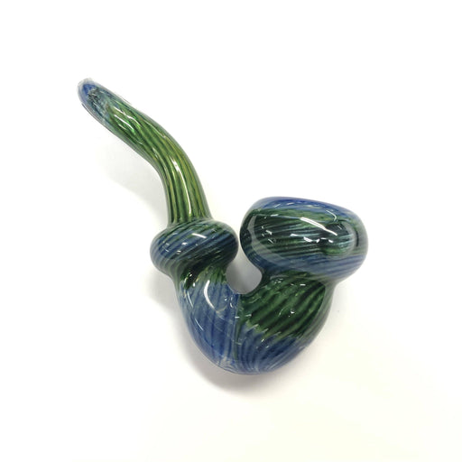 Traditional Hand Blown Glass Sherlock - Smokin Js