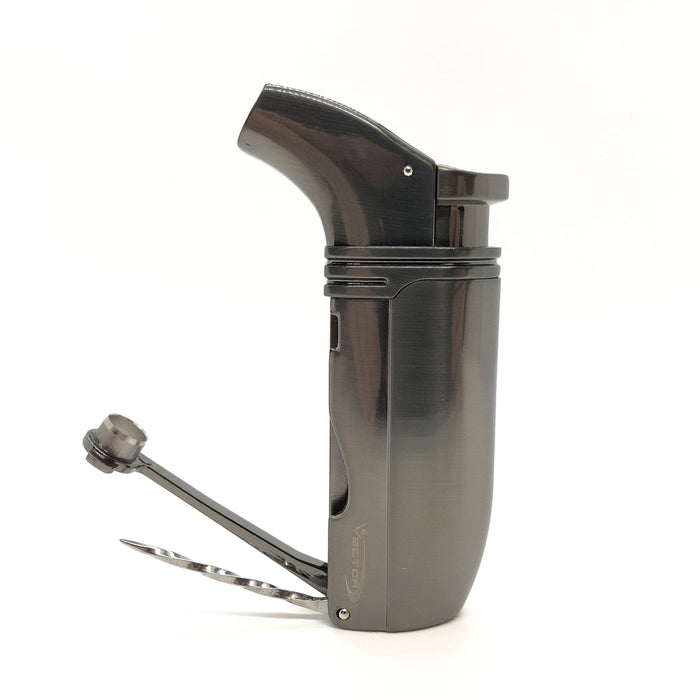 Vector Torch Lighter with Punch Poker - Smokin Js