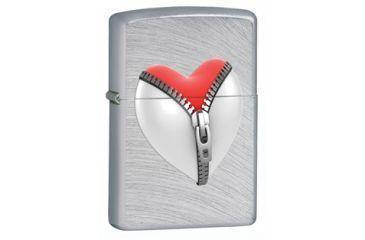 Zipper Heart Zippo Lighter - Smokin Js